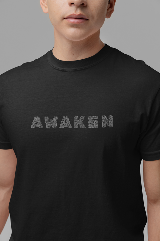 Unisex Classic AWAKEN T-Shirt – Premium Puffed Print Edition